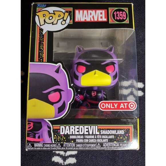 Funko Pop! Vinyl: Marvel - Daredevil (Black Light) - Target (Exclusive) #1359 - Picture 1 of 7